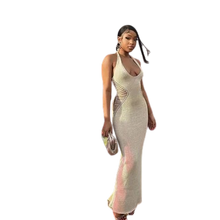 Load image into Gallery viewer, Halter Knit Dress
