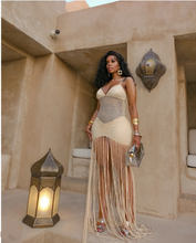 Load image into Gallery viewer, Tassell Cut-out Dress
