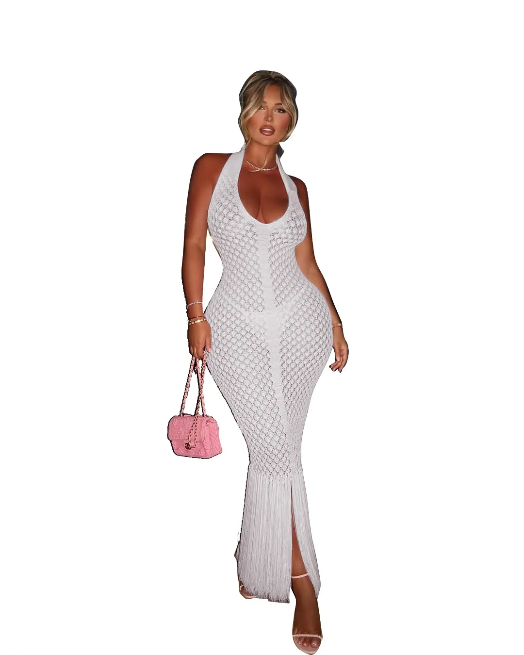 Backless Knit Dress