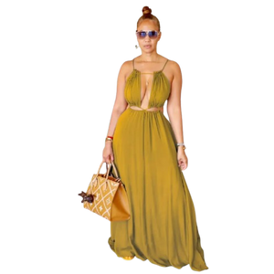 Boho Halter Dress