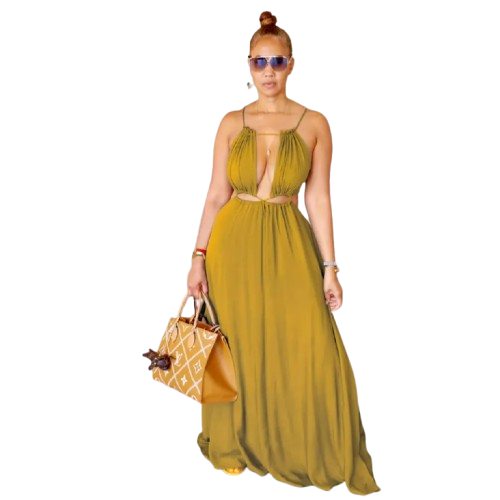 Boho Halter Dress