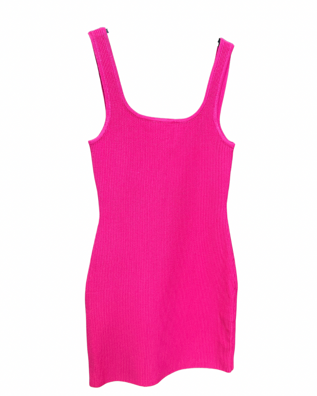 Ribbed Dress - Fuchsia