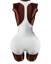 Load image into Gallery viewer, White Halter Romper
