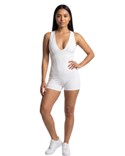 Load image into Gallery viewer, White Halter Romper
