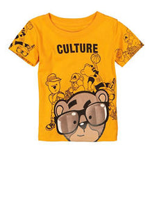 Culture T-shirt | Yellow