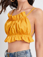 Load image into Gallery viewer, Ruffle Top - Yellow
