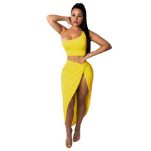 Load image into Gallery viewer, Sexy Slit Set - Yellow
