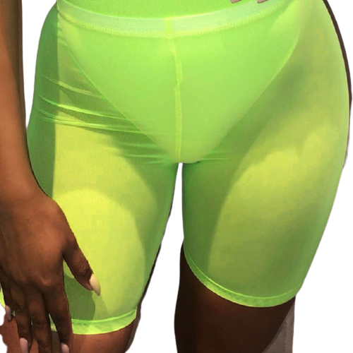 Mesh Shorts - Neon Yellow