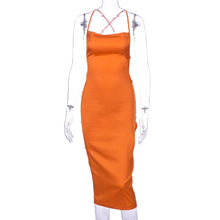 Load image into Gallery viewer, Slip Dress - Tangerine
