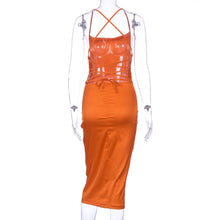Load image into Gallery viewer, Slip Dress - Tangerine
