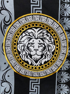 Lion Motif - Black