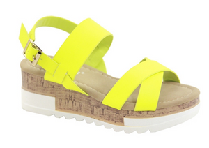 Highlighter Yellow Wedges