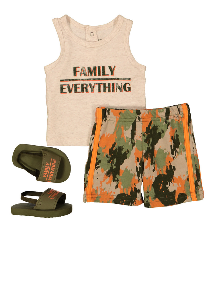 Family Over Everything Shorts Set