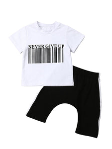 Bar Code Pants Set