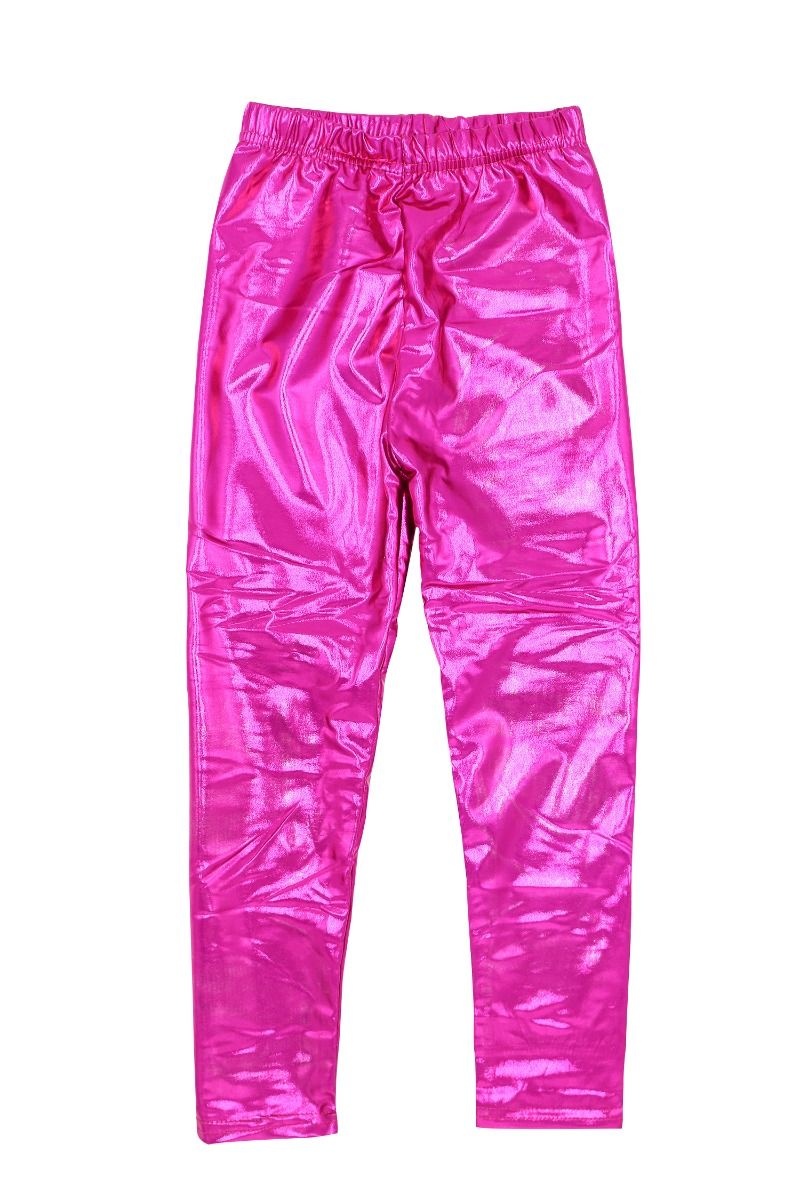 Metallic Pink Leggings