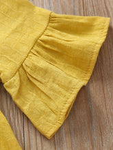 Load image into Gallery viewer, Yellow Ruffle Top
