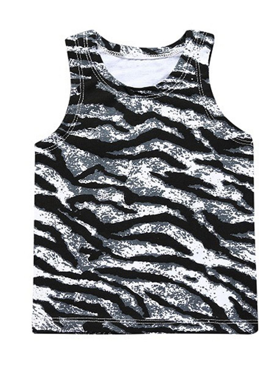 Zebra Print Tank Top